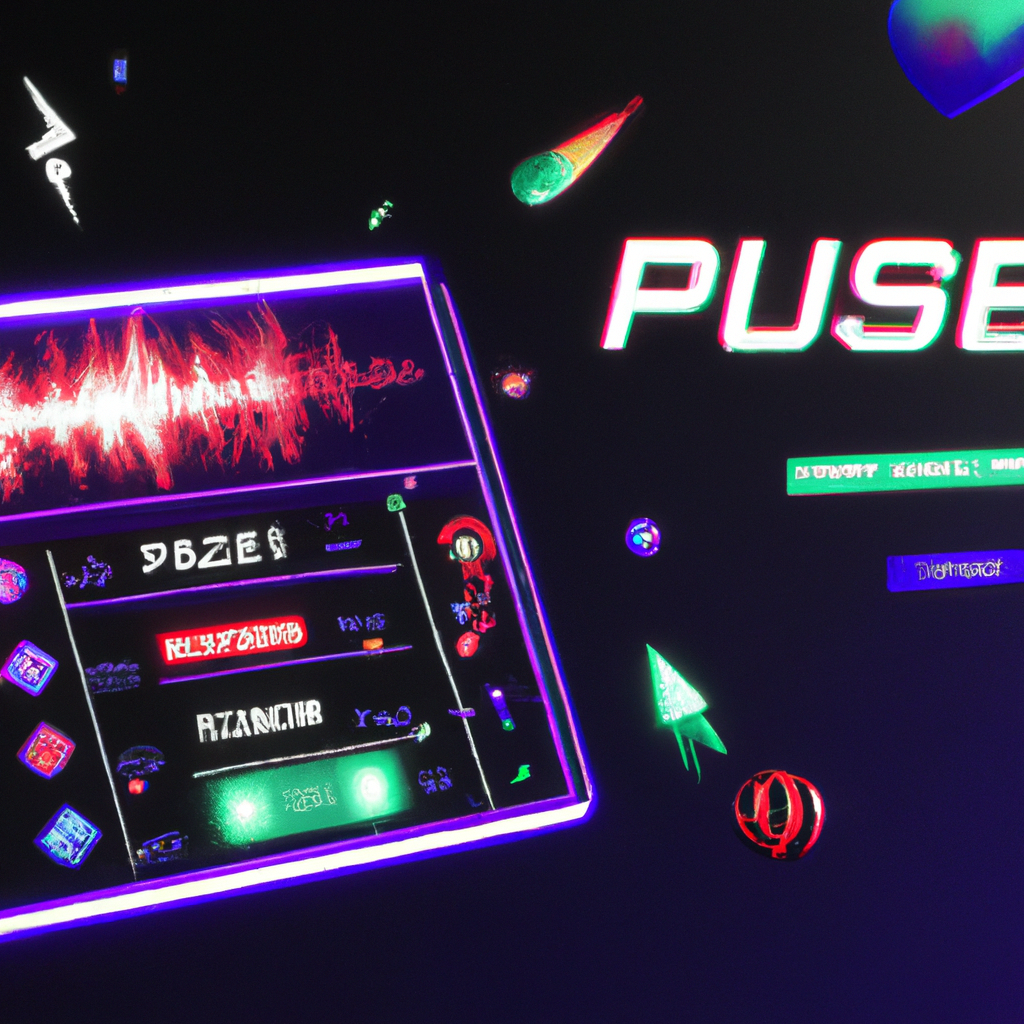 Close-up HUD: pulse crown and scoreboard